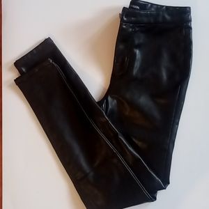Ashley Mason High Rise Faux Leather Pants
